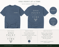 One Point at a Time Tennis Shirt | Minimalist Tennis Tee | Gift for Tennis Player | Tennis Coach Shirt | courtside&co.
